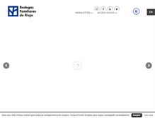 Tablet Screenshot of bodegasderioja.com